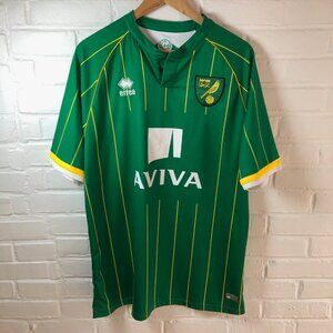 Errea Norwich City FC 2015-16 Away Soccer Football Jersey 3XL